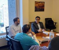 Адам Кирш в Центре Стравуса